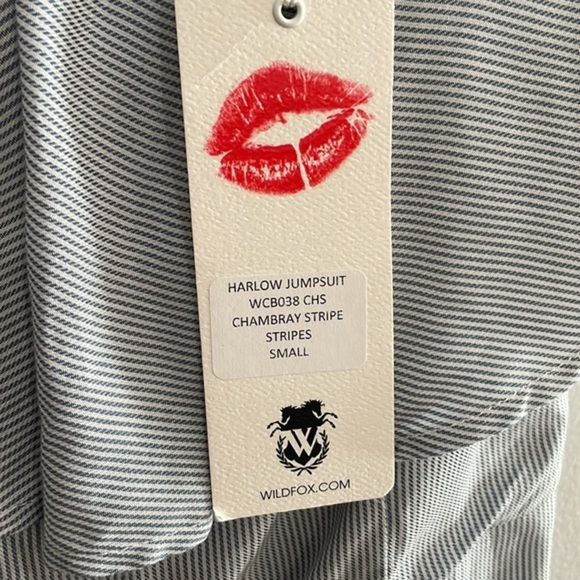 NWT Wildfox Harlow Jumpsuit Chambray - Picture 5 of 8